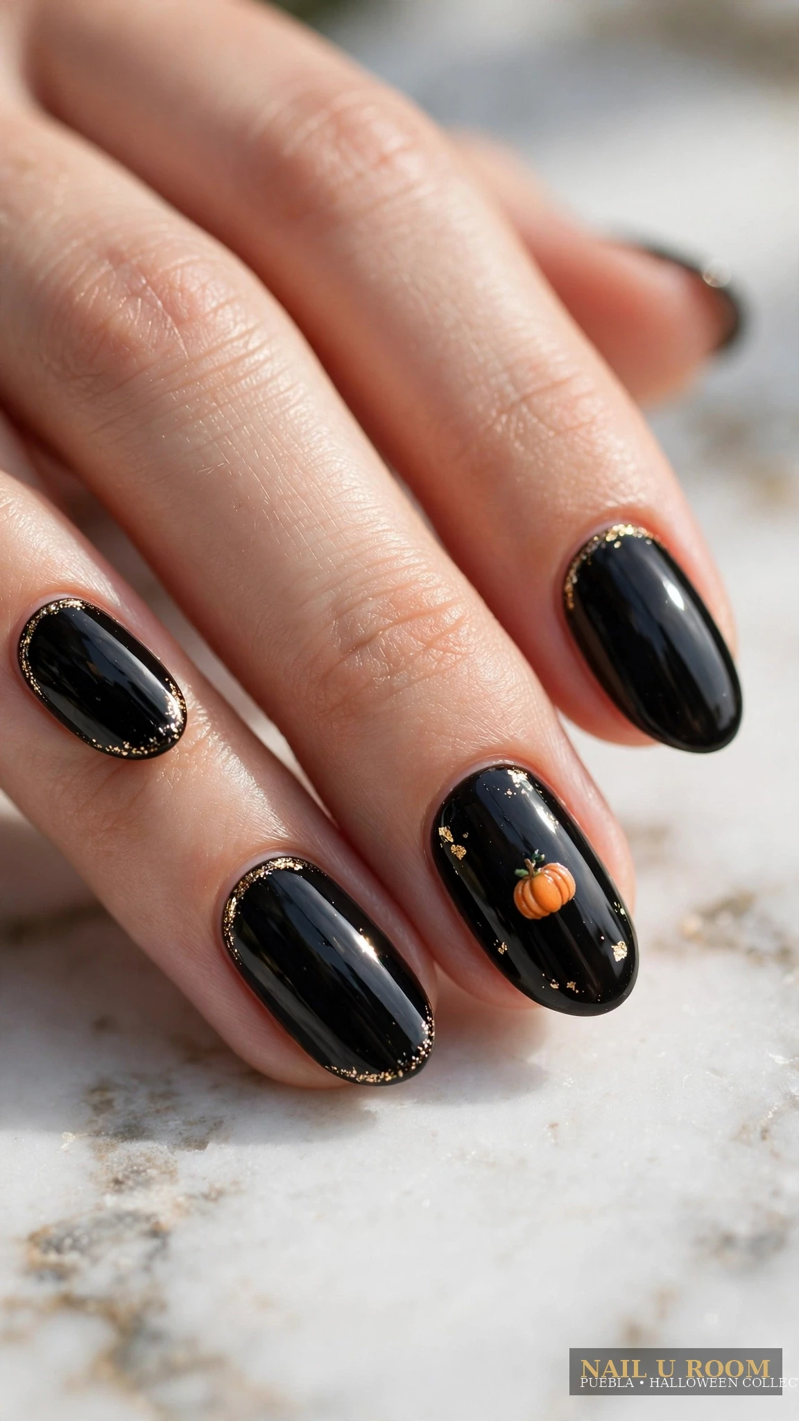 Diseño de uñas Halloween